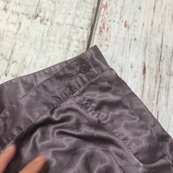 Victorias Secret Vintage 90s silk/sateen cargo crop pants in size small GUC - Picture 10 of 11